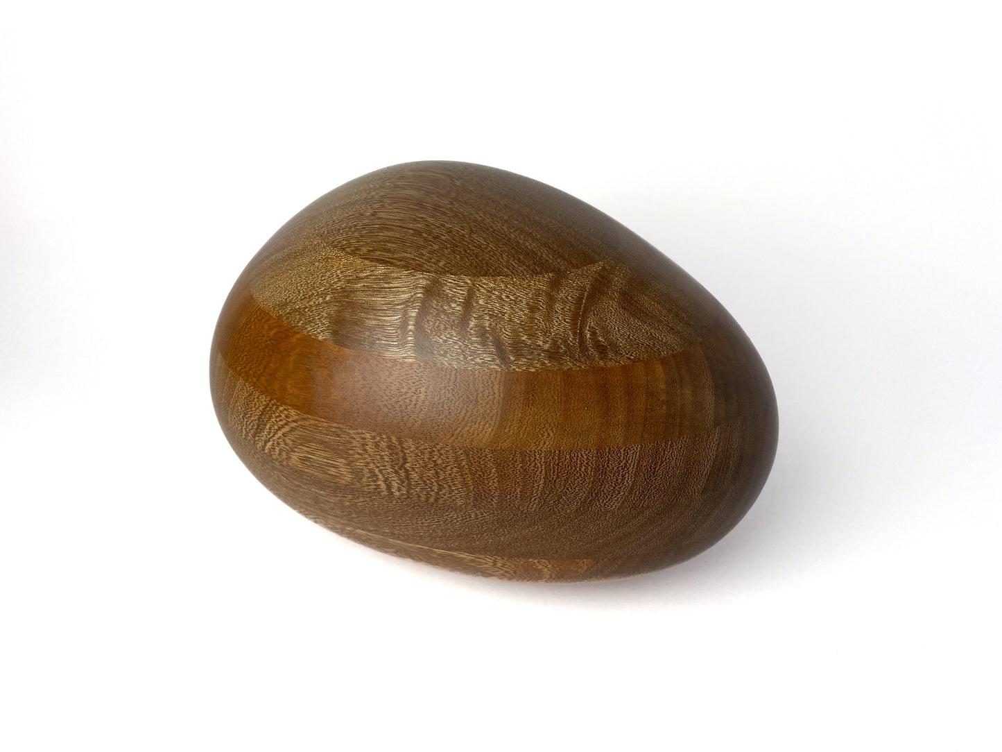 Wooden urn River Stones oak - Very small