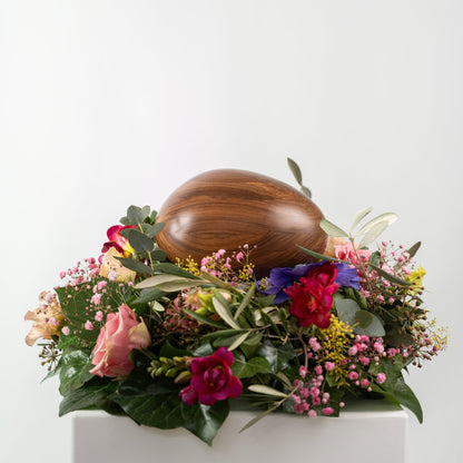 Holzurne River Stones Lorbeerholz - Klein