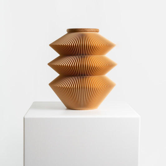 Urne Minka aus Holzfasern