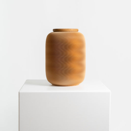 Urne Nami aus Holzfasern